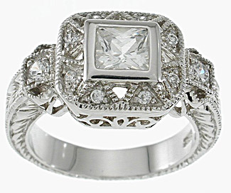 filigree engagement rings jewelry manufacturer